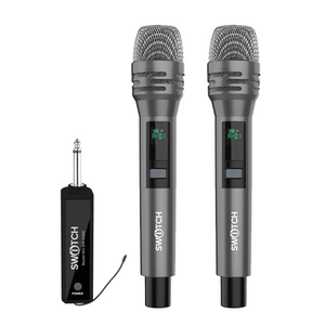 Switch Dual Rechargeable Wireless Microphone SW-8328