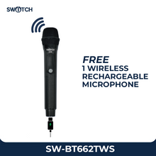 Load image into Gallery viewer, Switch 6.5" Portable TWS Bluetooth Karaoke Speaker SW-BT662TWS