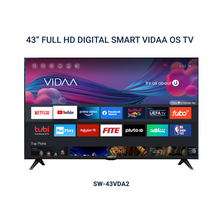 Load image into Gallery viewer, 43" FULL HD Digital Vidaa OS Smart LED TV