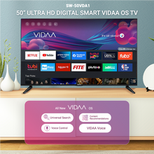Load image into Gallery viewer, 50" ULTRA HD Digital Vidaa OS Smart LED TV