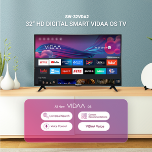 32" HD Digital Vidaa OS Smart LED TV