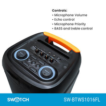 Load image into Gallery viewer, Switch Dual 10” Party Speaker SW-BTWS1016FL
