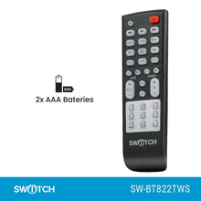 Load image into Gallery viewer, Switch Double 10&quot; Portable Trolley Speaker SW-BT1012TR
